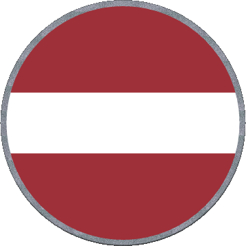 Tondo Lettonia Europa Bandiere 