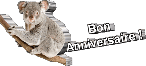 013 Animaux Bon Anniversaire Français Messages 