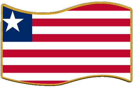 Rectangle Liberia Africa Flags 