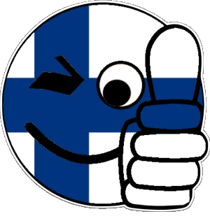 Smiley - OK Finlandia Europa Banderas 