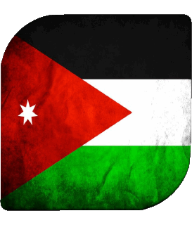 Square Jordan Asia Flags 