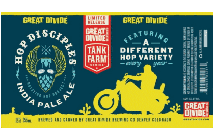 Great Divide USA Cervezas Bebidas 