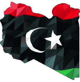 Map Libya Africa Flags 