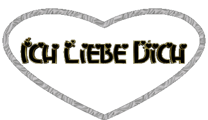 Corazón Ich Liebe Dich Alemán Mensajes 