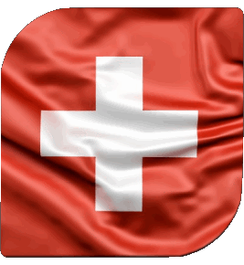 Square Swiss Europe Flags 