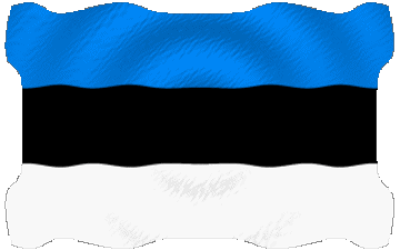 Welligkeit Estland Europa Fahnen 