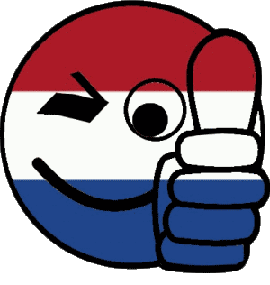 Smiley - OK Niederlande Europa Fahnen 