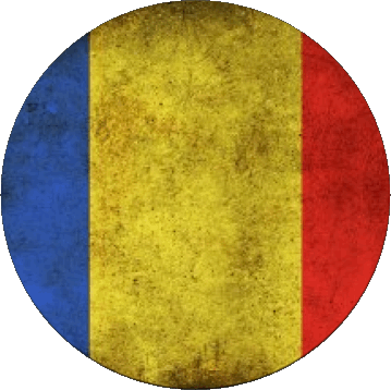 Tondo Chad Africa Bandiere 