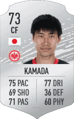 Daichi Kamada Japón F I F A - Jugadores  cartas Vídeo Juegos Multimedia 