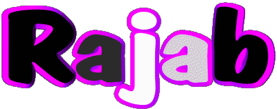 Rajab R MASCULINE - Maghreb Muslim First Names 