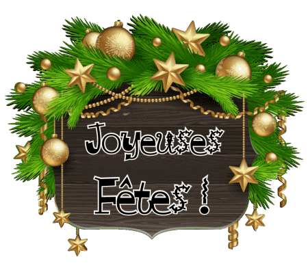 Serie 20 Joyeuses Fêtes (Noël) Francés Mensajes 