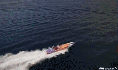 Offshore Power Boat Barche Trasporti Umorismo -  Fun 