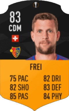 Fabian Frei Suisse F I F A - Joueurs Cartes Jeux Vidéo Multi Média 
