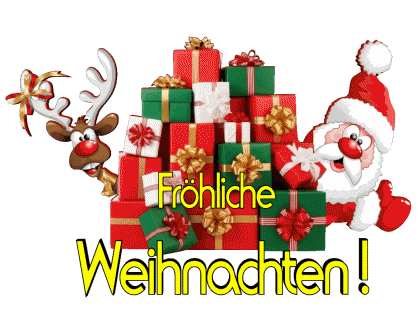 Serie 13 Fröhliche  Weihnachten Alemán Mensajes 