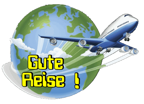 06 Fond Transparent Gute Reise Allemand Messages 