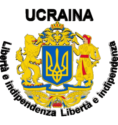 Libertà e indipendenza Ukraine Europe Drapeaux 