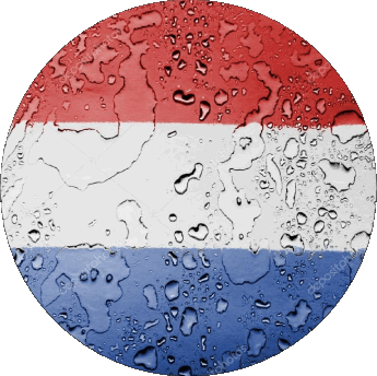 Round Netherlands Europe Flags 