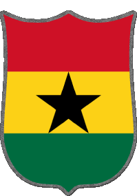 Diverso Ghana África Banderas 
