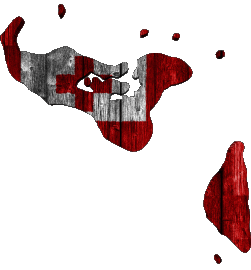 Map Tonga Oceania Flags 