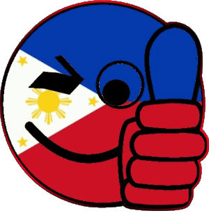 Smiley - OK Philippines Asia Flags 