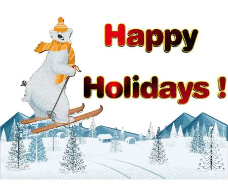 Serie 06 Happy Holidays Winter Inglés Mensajes 