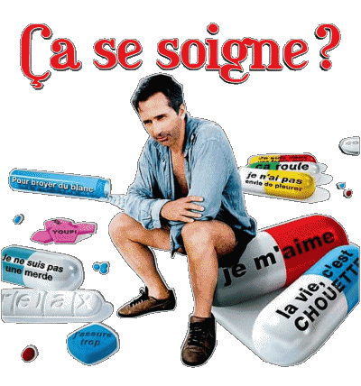 François-Xavier Demaison-François-Xavier Demaison Ça se soigne ? Thierry Lhermitte Películas Francia Multimedia 