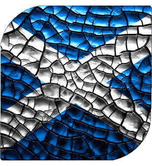 Square Scotland Europe Flags 