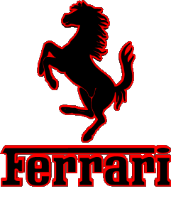 Logo Ferrari Coche Transporte 