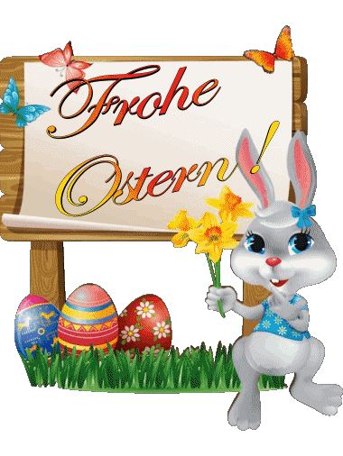 17 Frohe Ostern Allemand Messages 