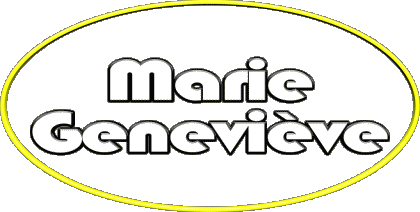 Marie Geneviève M Zusammengesetzter WEIBLICH - Frankreich Vorname 