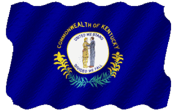 Sventola Kentucky U.S.A - Stati America Bandiere 