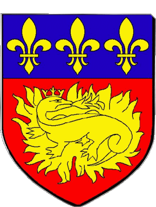 Blazon-Blazon SARLAT LA CANEDA 24 Departments - Cities France Flags 
