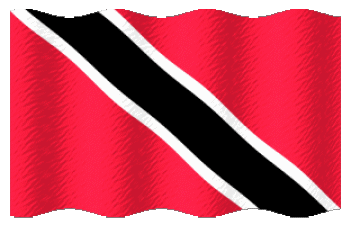 Ondulation Trinité et Tobago Amériques Drapeaux 