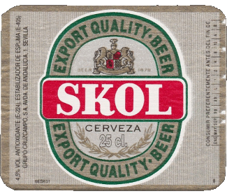 Skol Brésil Bières Boissons 
