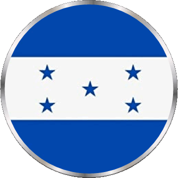 Rond Honduras Amériques Drapeaux 