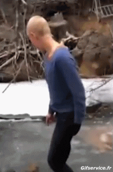 Gamelles Fail Sur La Glace PERSONNAGES Humour - Fun 