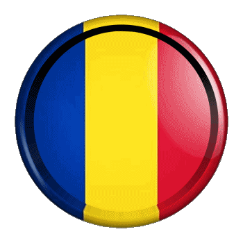 Rond - Anneaux Roumanie Europe Drapeaux 