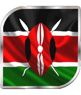 Platz Kenia Afrika Fahnen 