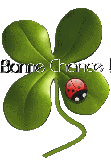 01 Transparent Background Bonne Chance French Messages 