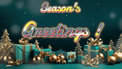 Video Season's Greetings English Messages 
