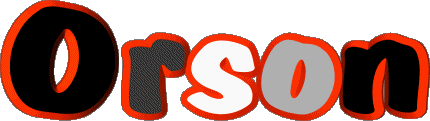 Orson O MASCULINE -  UK - USA - IRL - AUS - NZ First Names 
