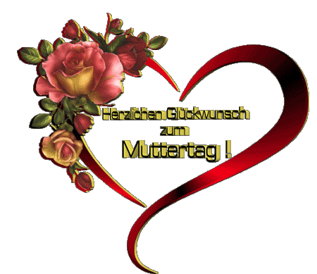 008 Herzlichen Glückwunsch zum Muttertag Tedesco Messagi 