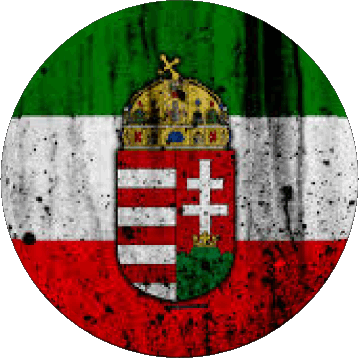 Rond Hongrie Europe Drapeaux 