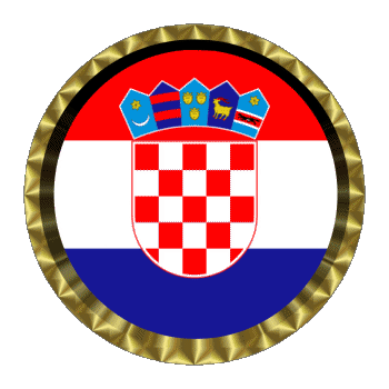 Round - Rings Croatia Europe Flags 