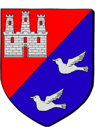 Blasone-Blasone PORQUEROLLES 83 Dipartimenti - Città Francia Bandiere 