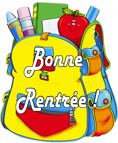 015 Transparent Background Bonne Rentrée French Messages 