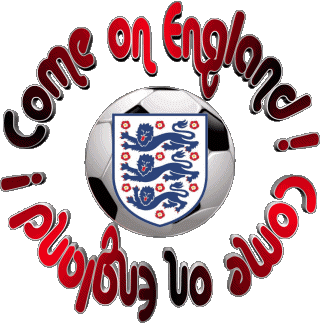 Soccer Come on England English Messages 