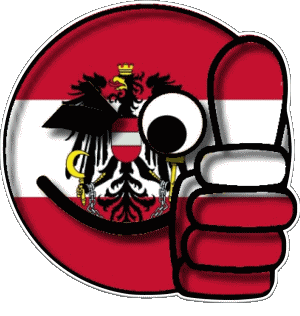 Faccina - OK Austria Europa Bandiere 