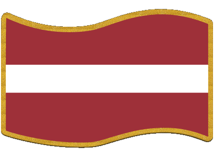 Rectangle Latvia Europe Flags 