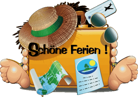 13 Fond Transparent Schöne Ferien Allemand Messages 
